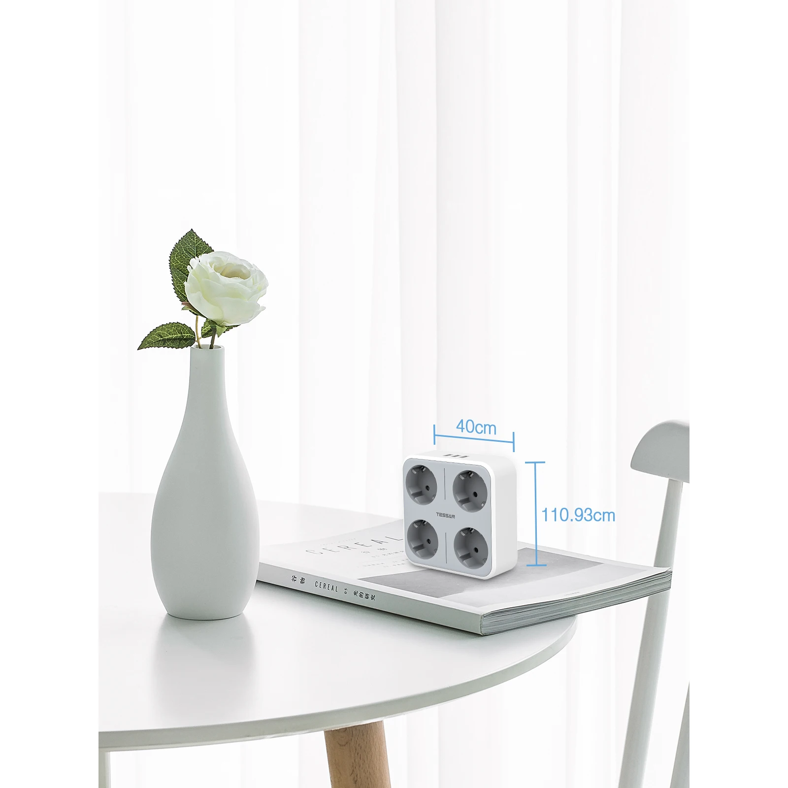 TESSAN-EU    , 1/3/4 AC ܼƮ  2/3 USB Ʈ  , Ȩ ǽ  ȣ