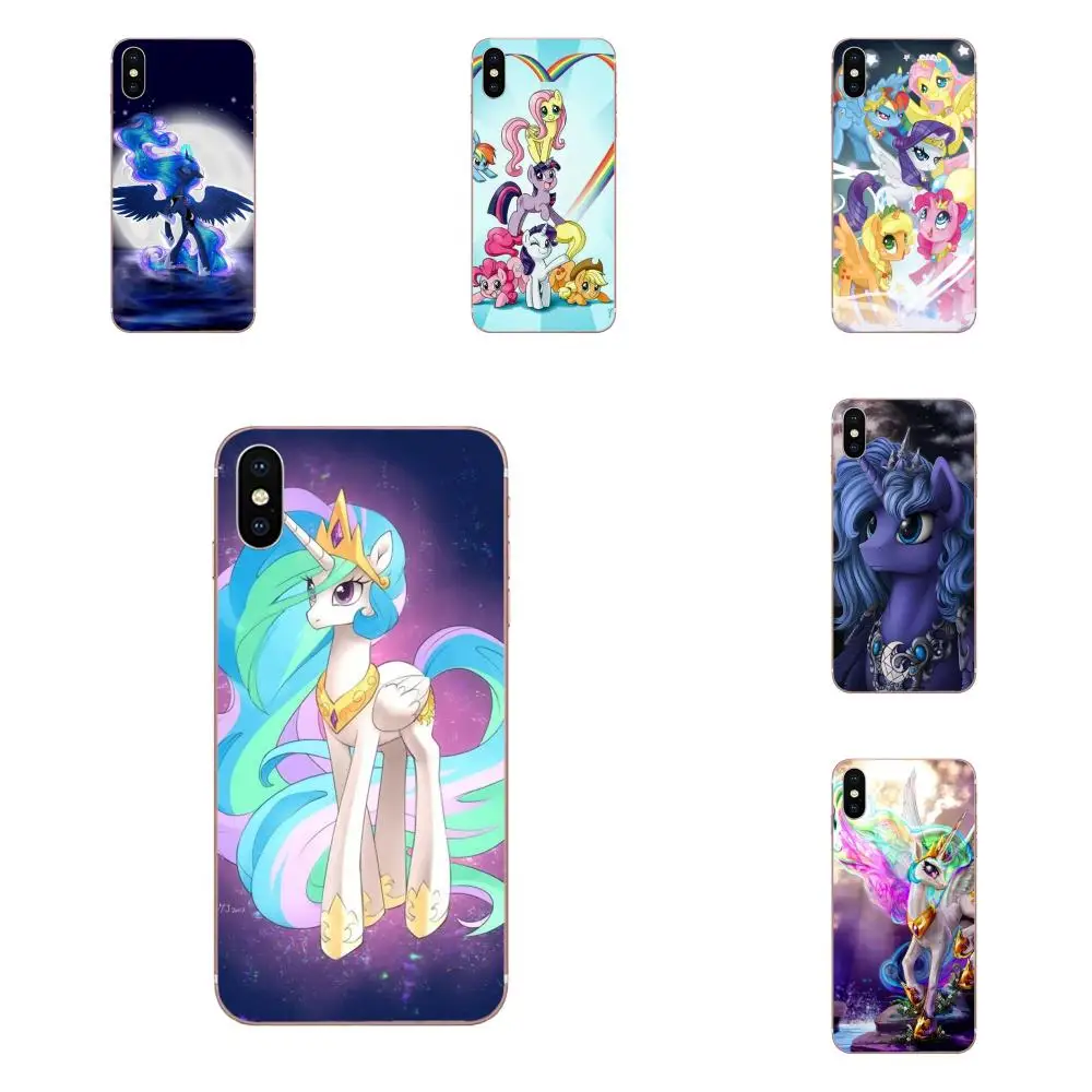 

My Little Pony Flower Rainbow Sweet Soft Cover Case For Xiaomi Redmi Mi 4 7A 9T K20 CC9 CC9e Note 7 9 Y3 SE Pro Prime Go Play
