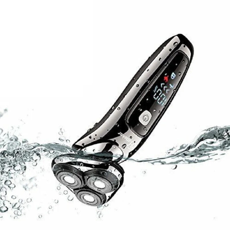 Electric Shaver Beard Trimmer 3in1 Grooming Kit Wet Dry Electric Shaver For Men Rechargeable Washable