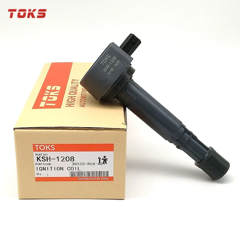 TOKS 1 шт. 30520-RCA-A01 JP Автомобильная Катушка зажигания KSH-1208 для Honda ACCORD VI VII CIVIC VII FR-V Легенда IV поток Одиссеи