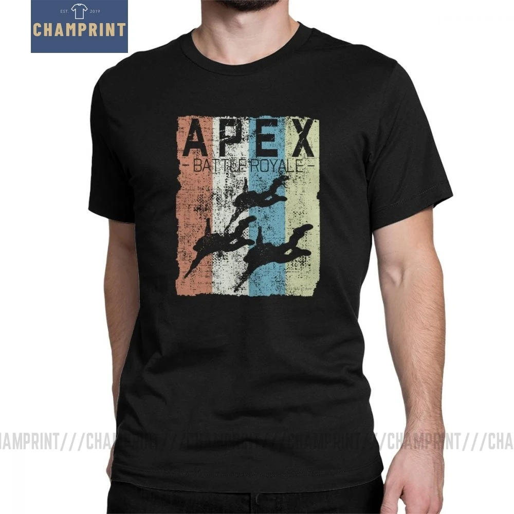 Мужская футболка в стиле ретро APEX Legends Battle Royale забавная с короткими рукавами