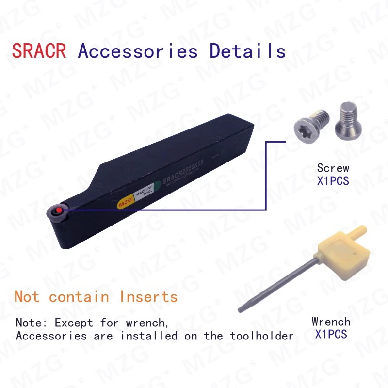 MOSASK SRACR обрабатывающий резак SRACR1616H08 держатель инструментов карбида вольфрама вставки ЧПУ токарный резец для наружной обточки Держатели