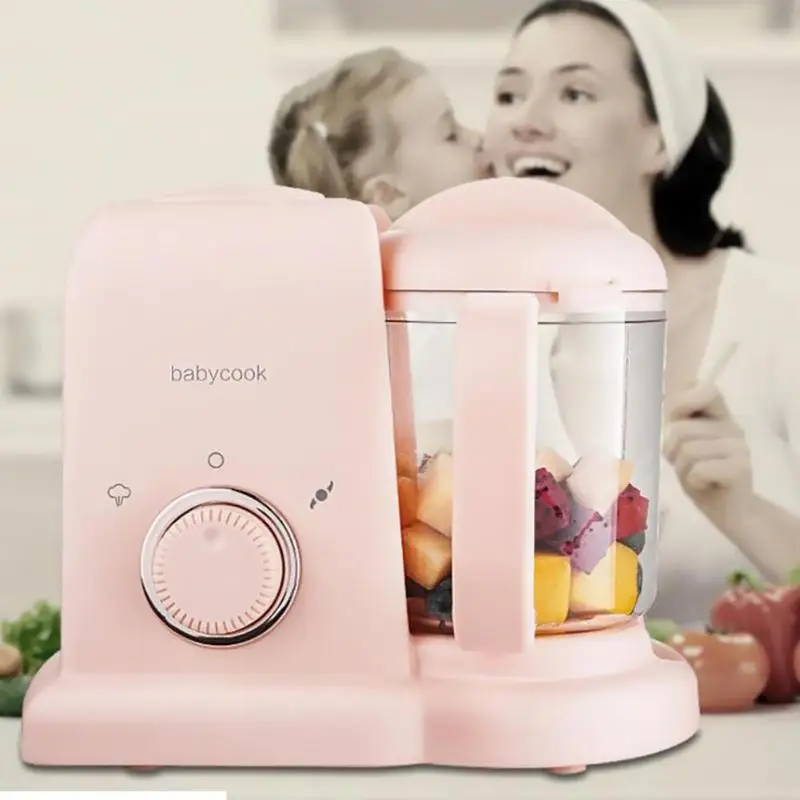 

Multi-function Stir Cook Blender Electric Baby Food Maker Environmental Protection PP Stainless Steel Shatterproof Grinder Tool
