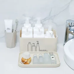 Makeup Box Storage Bathroom Organizers For Cosmetics Container Jars Makeup Cases Set Dressing Table Drawer Desktop Decorative