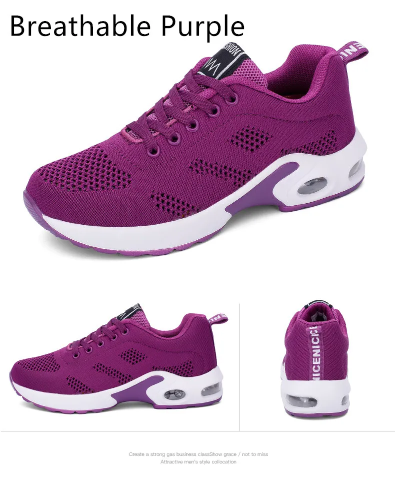 Summer Women Lightweight Sneakers Running Shoes Sports Shoes Breathable Running Gym Shoes Air Cushion Jogging Sneaker (2)