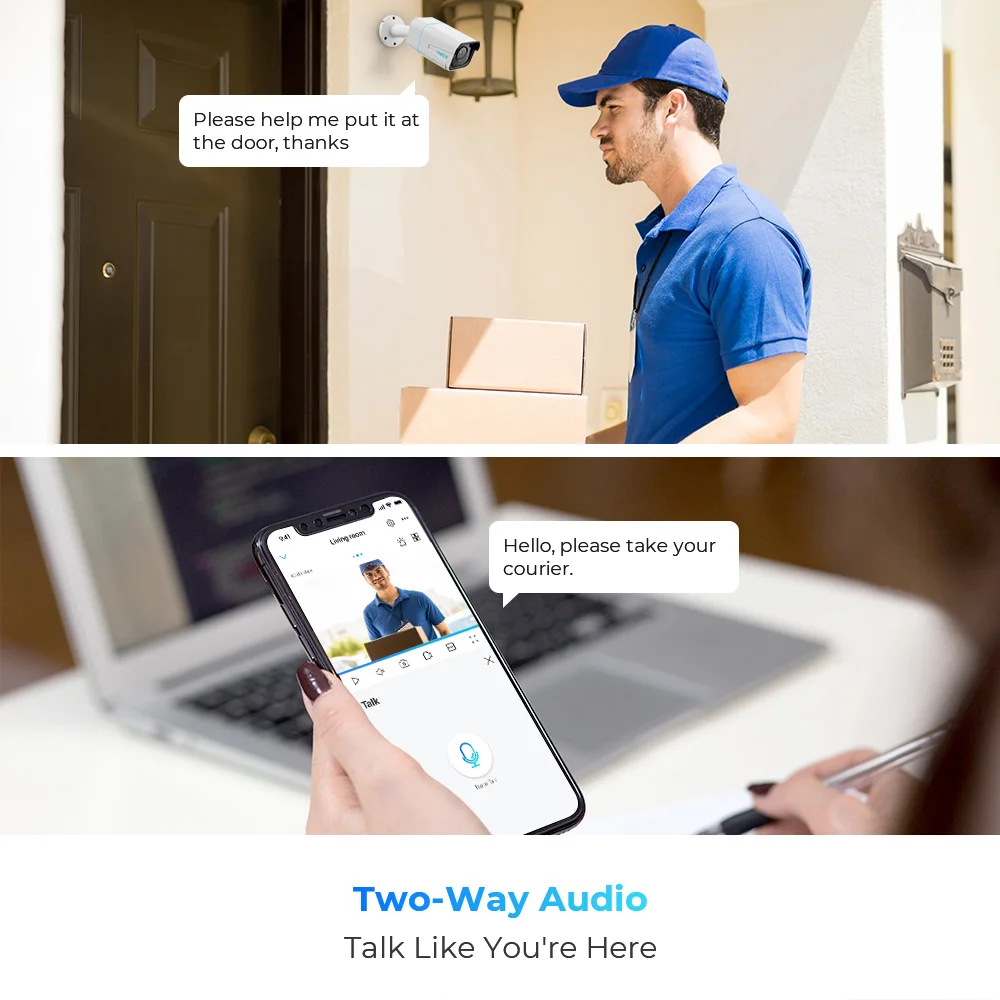 Reolink Smart 4K 8MP kamera ochrony PoE 5X Zoom optyczny 2-way Audio reflektor wodoodporna Cam z człowieka/wykrywania samochodu RLC-811A 5 Reolink Smart 4K 8MP kamera ochrony PoE 5X Zoom optyczny 2-way Audio reflektor wodoodporna Cam z człowieka/wykrywania samochodu RLC-811A 5