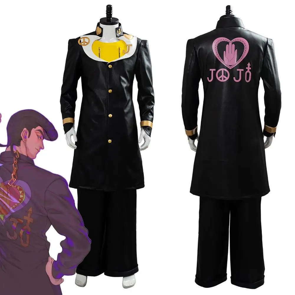 JoJo/'s Bizarre Adventure Okuyasu Nijimura Cosplay Costume Suit Uniform Outfit