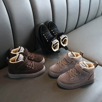 

New Arrival Winter Kids Boots for Girls Plush Keeping Warm Toddler Boots Baby outdoor Snow Boots Children Shoes EU 26-31