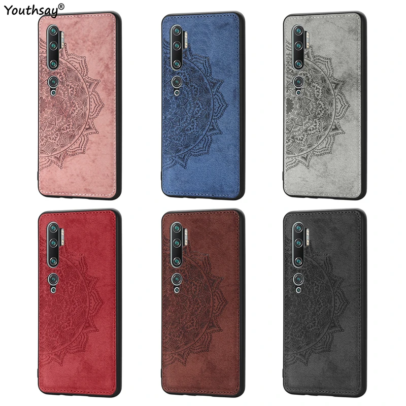 

For Xiaomi Mi CC9 Pro Case Cloth Fabric Silicone TPU Protective Phone Case For Xiaomi Mi CC9 Pro Cover For Xiaomi Mi CC9 Pro