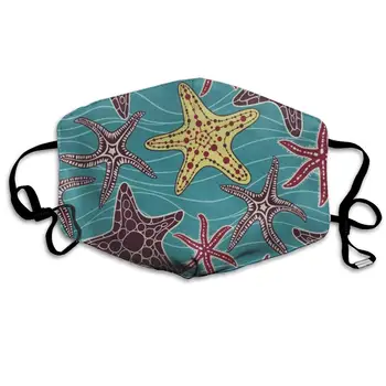 

Face Mask Summer Sea Star Cool Cycling Half Face Earloop Mouth Mask for Man