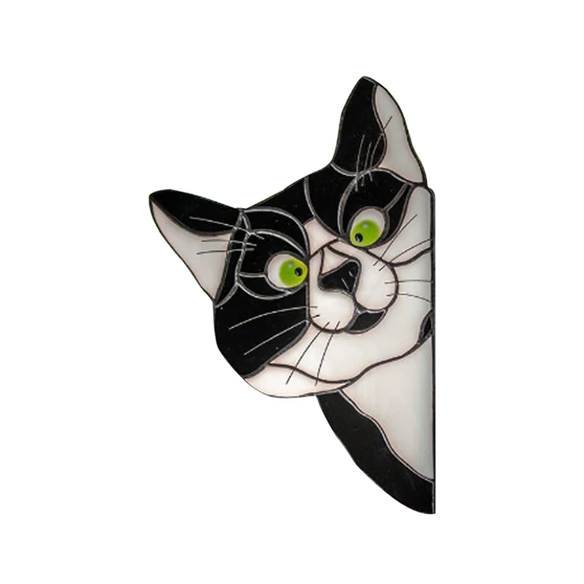 Preto/branco Dos Desenhos Animados Engraçado Dois Gatos Do Amor Adesivos  Para O Caminhão Porta Lateral Janela Decoração Estilo Do Carro C607 -  Adesivos Para Carro - AliExpress