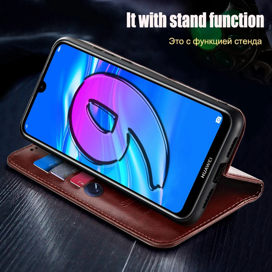 Luxurious Magnetic Flip Leather Case with Silicone Protection