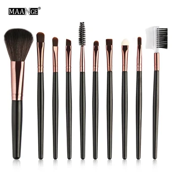 

Makeup Brush Suit Eye Shadow Brush Fashion Major Cosmetic Brush Suit ABS 10 Pcs Face Women Foundation Beauty Wholesale