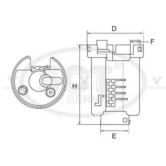 SCT ST 6507 Топливный фильтр ST6507