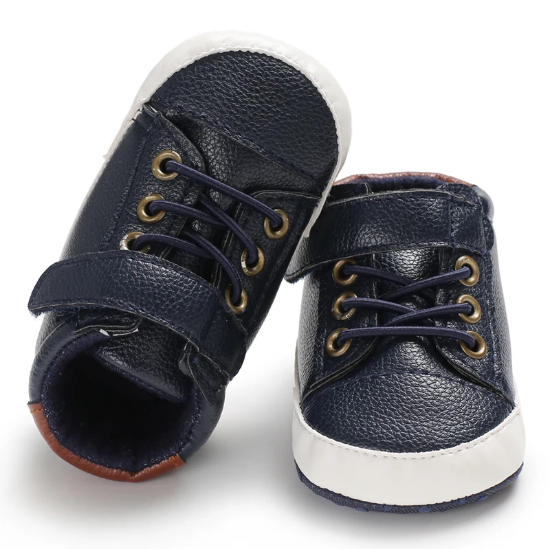 Повседневная обувь с мягкой подошвой для новорожденных мальчиков и девочек; кроссовки для детей 0-18 месяцев