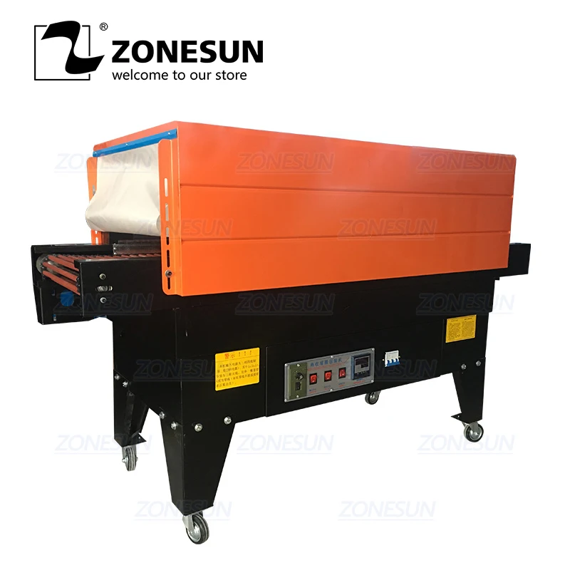 

ZONESUN Heat Sealing Package Machine Automatic Shrink Wrapping Machine Plastic Packing Machine Tableware PVC Film Machine