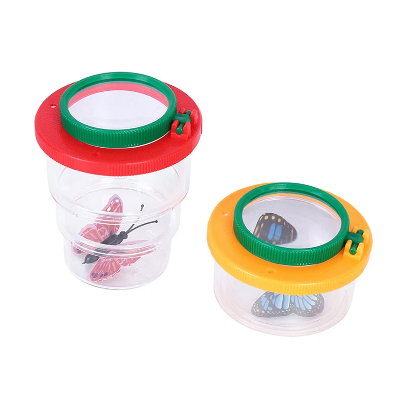 

New Home Magnifying Glass 8X 5X Student Portable Multifunctional Butterfly Spider Insect Box Magnifying Glass Magnifier