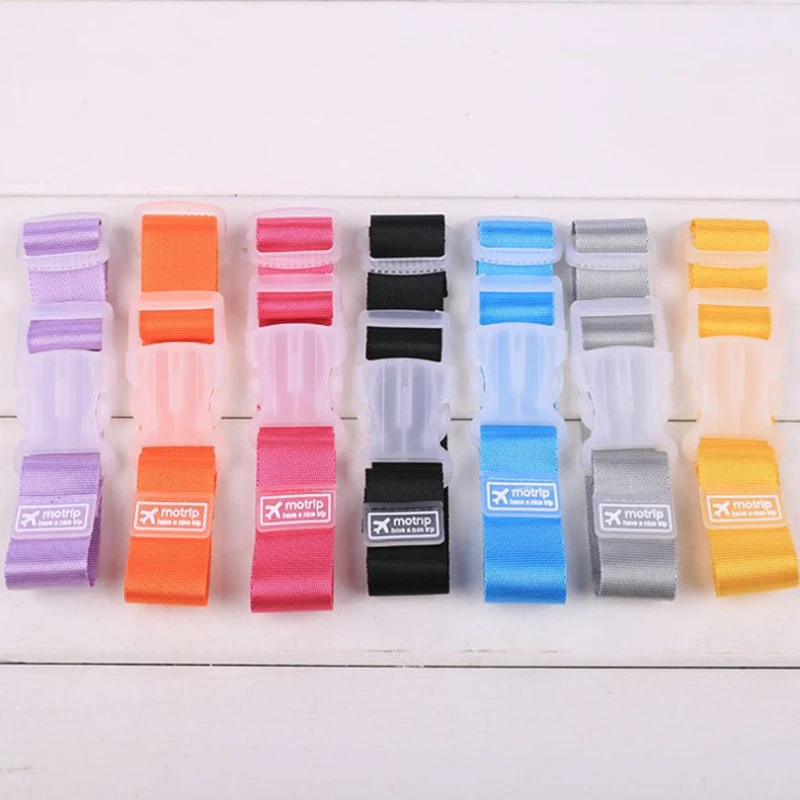 조정 가능한 수하물 스트랩 나일론 수하물 액세서리 걸이 버클 스트랩, 여행 가방 스트랩 벨트 잠금 후크