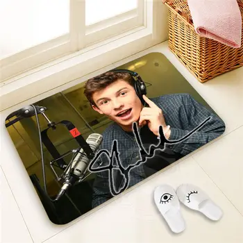 

New arrive Custom Shawn Mendes Doormat Home Decor 100% Polyester Pattern Door mat Floor Mat foot pad SQ00722-@H0650