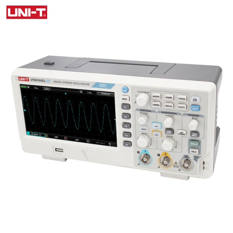 Oscilloscopes UNIT UTD2102CL PRO Oscilloscope Digital DIY 2 Channels