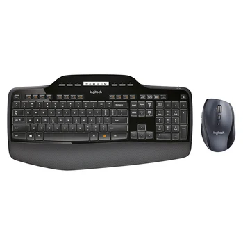 

Logitech MK710 Keyboard Mouse Combo Set Ergonomic Optical Mouse 2.4GHz Wireless for Household Computer Accessories