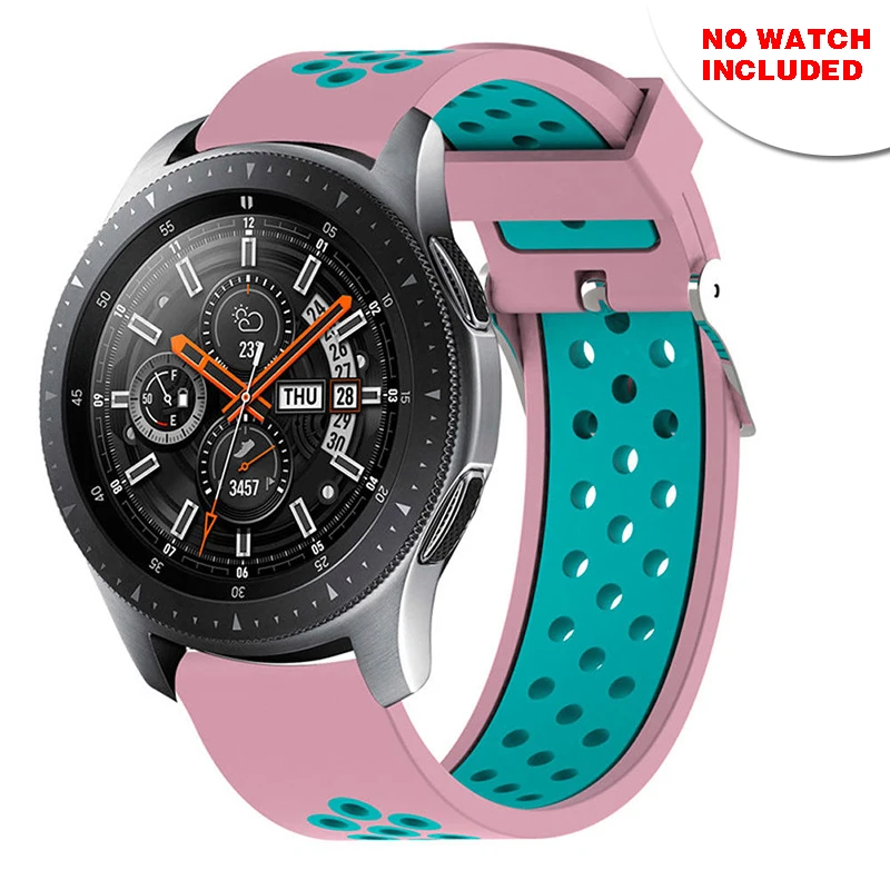 Mayitr Fashion Colorful Replacement Silicone Sport Wrist Band Strap for Samsung Galaxy Watch 42mm/46mm Bracelet Watchband Hot