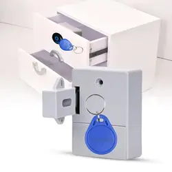 Electronic Sensor Lock Digital Invisible Keyless Sensor Lock Electronic Password Safe for Wardrobe Cabinet Drawer