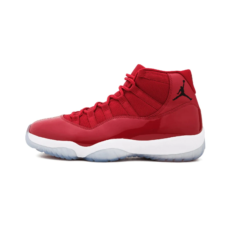 Jordan 11 Баскетбольная обувь зимние кроссовки кепка и платье полностью черная зимняя обувь aj11 на шнуровке теплая уличная спортивная обувь 40-46