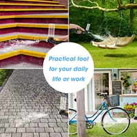 2-in-1 pistolet ogrodowy 2.0-strumień wody pod ciśnieniem dysza dysza wentylatora bezpiecznego czyszczenia duży wpływ prania różdżka strumień wody na wodę pistolet na wodę 6