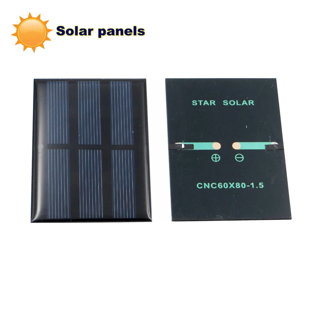 

1.5V 0.65W Solar Panel Portable Mini Sunpower DIY Module Panel System For Solar Lamp Battery Toys Phone Charger Solar Cell