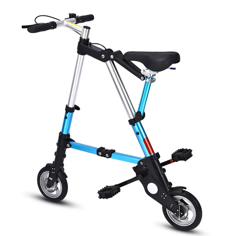 8/10 inch Folding Bike Mtb Aluminum Alloy Ultra Light Road Bicycle Shopping Subway Travel Portable Cyclling Wheel balance Bike