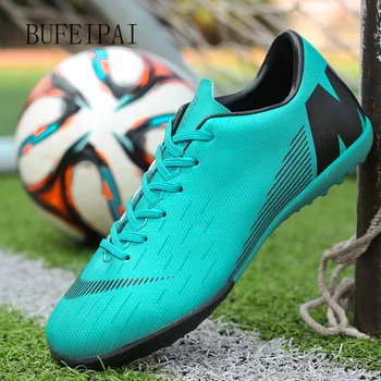 

BUFEIPAI soccer shoes men's children's indoor soccer shoes sneakers turf superfly futsal shoes