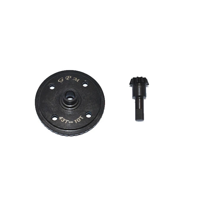 

Harden Steel 45 Diff Bevel Gear 43T & Pinion Gear 10T for ARRMA Kraton /Outcast/Talion RC Car Parts Accessories