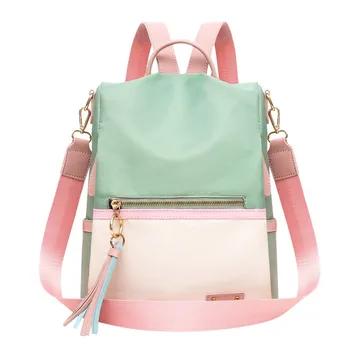 

Women Ladies Fashion Mixedcolor Waterproof school Tote Shoulder Backpack Bags рюкзак женский mochila 4 clolor gifts for student
