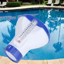 Термометр для бассейна Автоматическая дезинфекция плавающая вода таблетки импипетный бассейн диспенсер для лекарств аксессуары для бассейна 5 дюймов