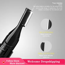 

Eyebrow Trimmer With Brush Portable Stylish Women Lady Face Hair Shaver Hair Razor Removal Face Care For Eyebrows