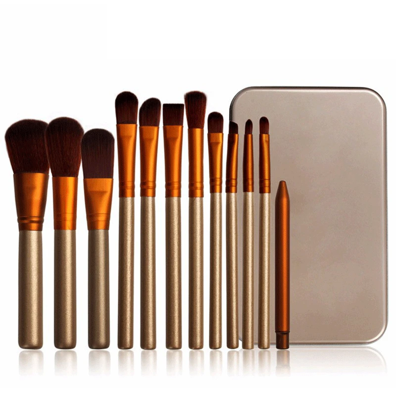 

makeup brushes 12 pcs NK Brushes set synthetic brush Tools Professional Face make up set Eye shadow Powder foundation brush