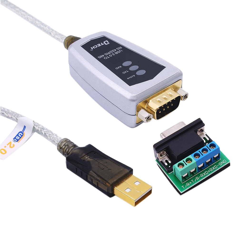 USB to RS485 RS422 Serial Converter Adapter Cable FTDI Chip for Windows 10 8 7 XP and Mac |
