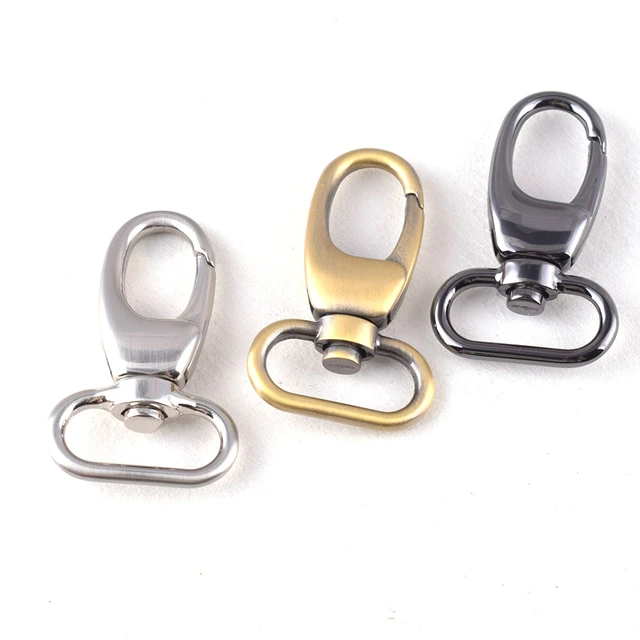 54mm 6pcs Swivel Clasp with D Rings Trigger Snap Hook Lobster Claw Clasp  Key chain Base Lanyards Clips Bag Key Ring Webbing Clip - AliExpress