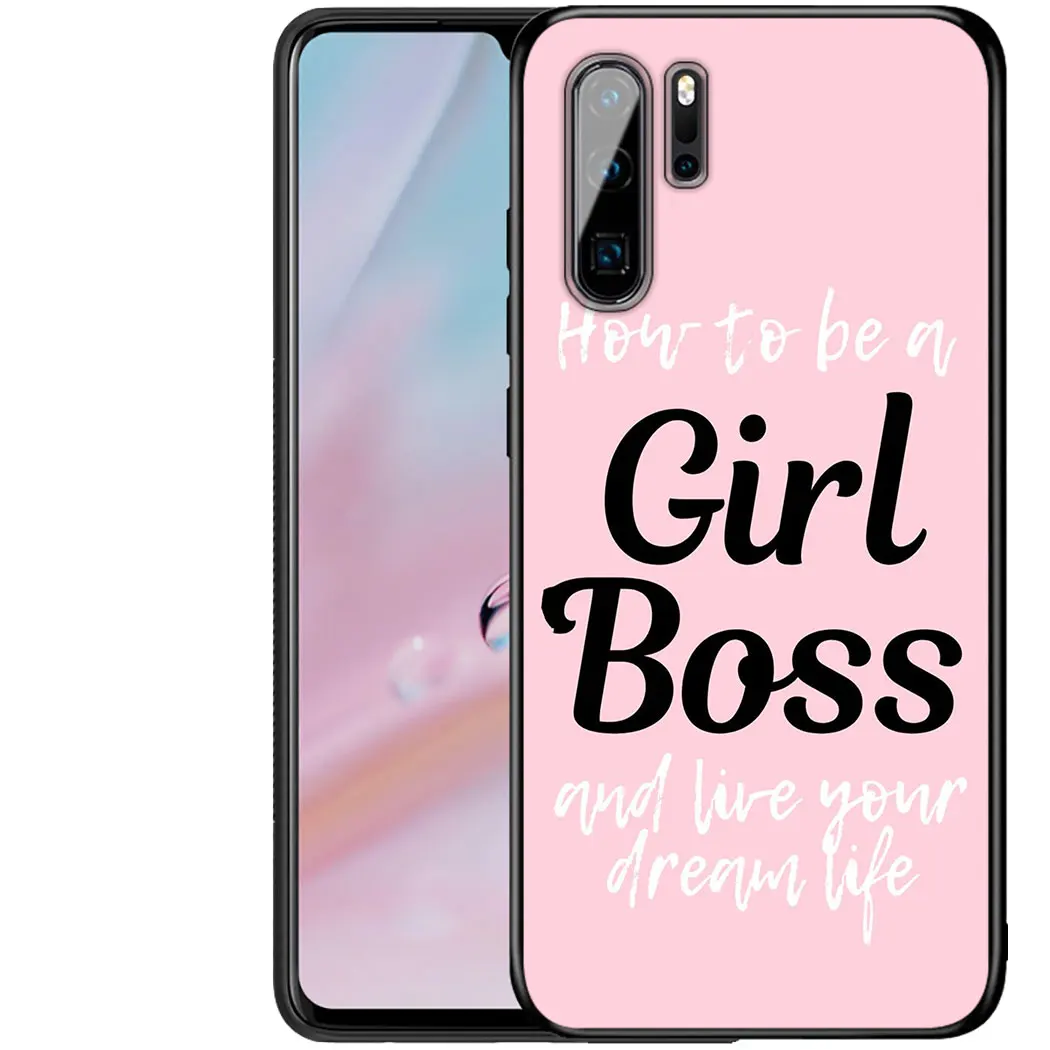 Мягкий силиконовый чехол IYICAO Boss Girl Для huawei P Smart Z Plus P30 P20 P10 Lite Pro, чехол для телефона - Цвет: 9