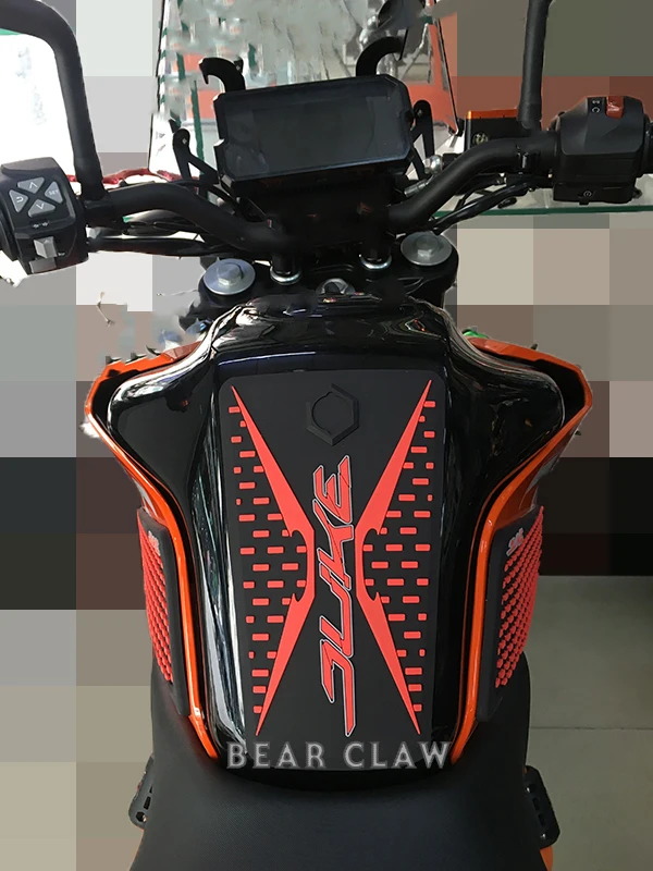 Для KTM DUKE390 DUKE 390- высокое качество бак мотоцикла тяги Сторона Pad газа топлива колено Ручка Наклейка