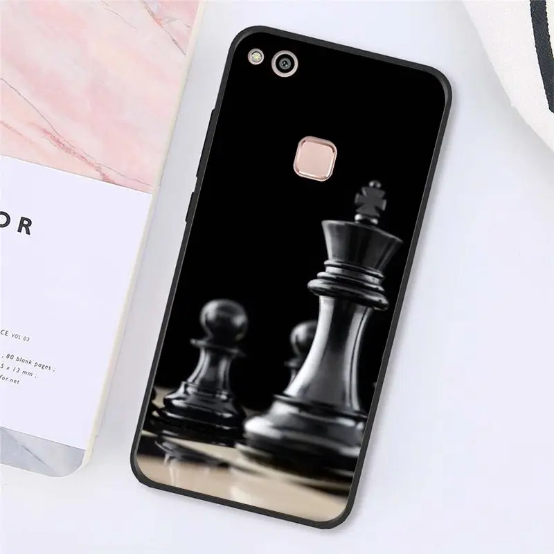 A12 Babaite Черный и белый цвета шахматы чехол для телефона для huawei Y5 II Y6 II Y5 Y6 Y7Prime Y9 - Цвет: A12