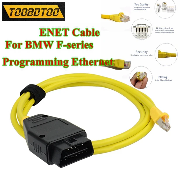 ENET Cable For BMW F-Series ICOM OBD2 Coding Diagnostic Cable Data Cable  Coding For BMW Ethernet Easy to Plug Data Hidden - AliExpress
