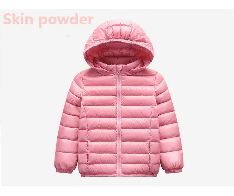Детская куртка, верхняя одежда осеннее теплое пуховое пальто с капюшоном для мальчиков и девочек Подростковая парка детская зимняя куртка размер от 2 до 13 лет