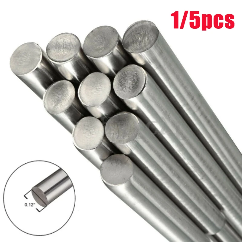 500mm Long Stainless Steel Rod Metal Working Hobbies and DIY Craft 2mm 2.5mm 3mm 4mm 5mm 6mm 8mm 10mm 14mm linear shaft linear shaft rod steel round rod