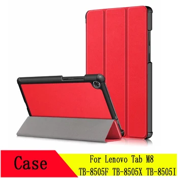 

PU Leather Case Folding Stand Cover for Lenovo Tab M8 Case for Lenovo Tab M8 TB-8505F TB-8505X TB-8505I 8.0 Inch Tablet Case