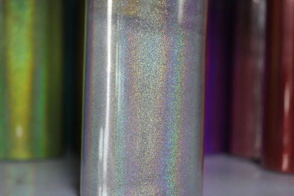 0.1mm (1/256 .004) Silver Fine Holographic Colorful Nail Art Glitter Dust Powder Hexagon Shape for Nail Art decoration DIY