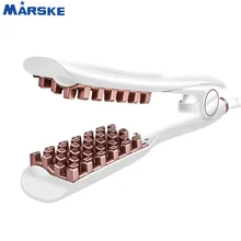 Новейшие волосы флуффер кудрявые волосы Расческа Супер Турмалин Керамика щипцы для завивки женщин и мужчин