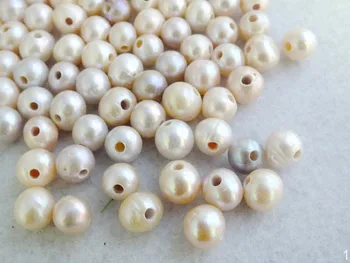 

100pcs - 11-12mm Mixed color 2.0mm Hole Loose Freshwater pearl Potato Freshwater pearl Beads