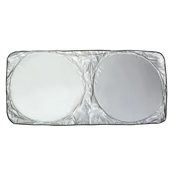 

Auto Car Sunshade Cover Foldable Car Front Rear Window Sun Shade Auto Windshield Block Cover Visor 142 x 67cm Solar Protection